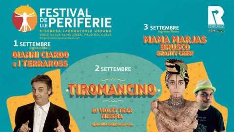 Palo, ''Festival delle periferie'': tre giorni con Tiromancino, Gianni Ciardo e Terrarss